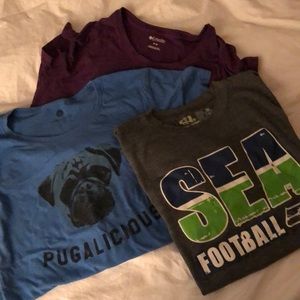 Lot of 3 short sleeve t-shirts